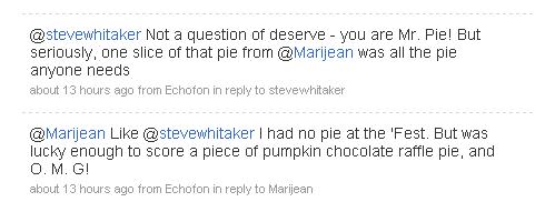 pie tweets